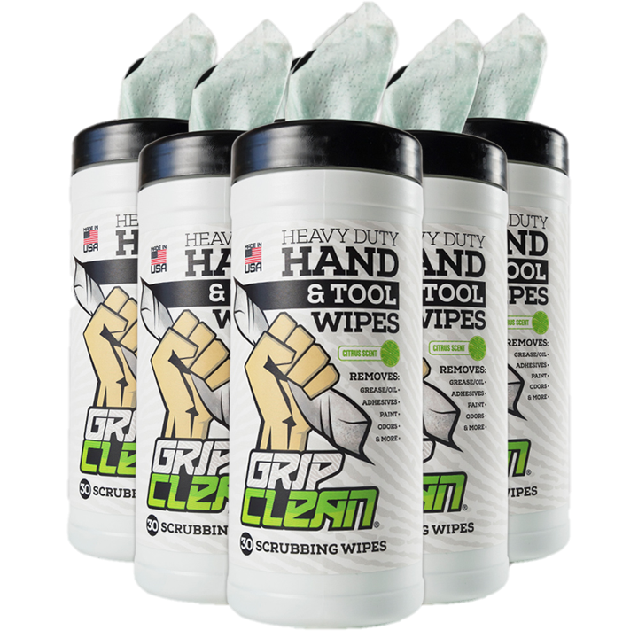 Grip Clean Hand & Tool Wipes